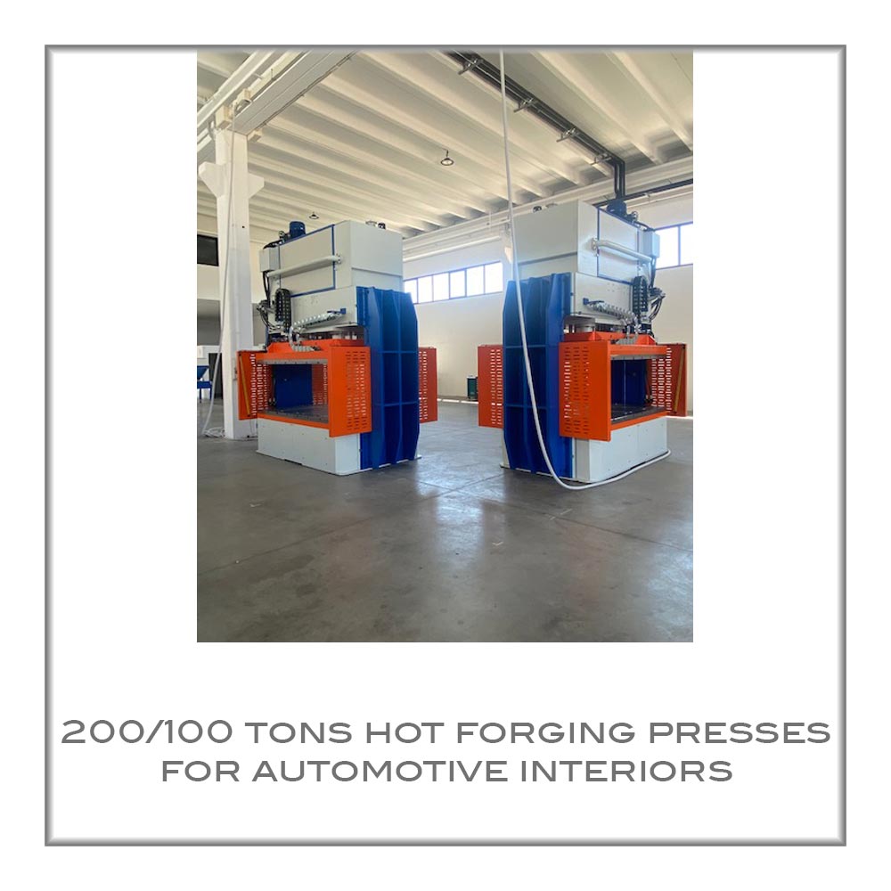 200/100 tons hot forging presses for automotive interiors